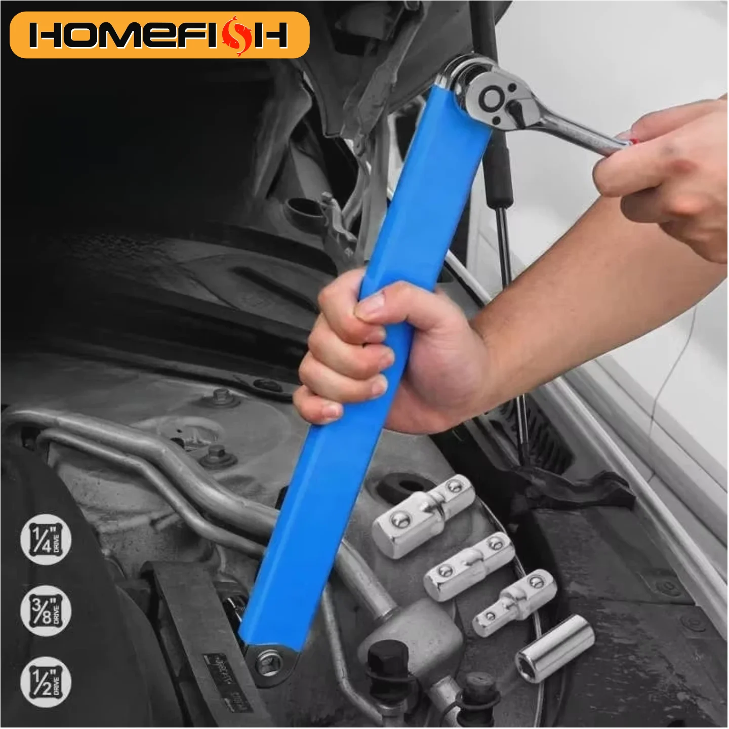Professional Zero Offset Extension Wrench Set 1/2 1/4 3/8 Tight Space Tool For Motorcycle Auto Home Garage DIY Repair