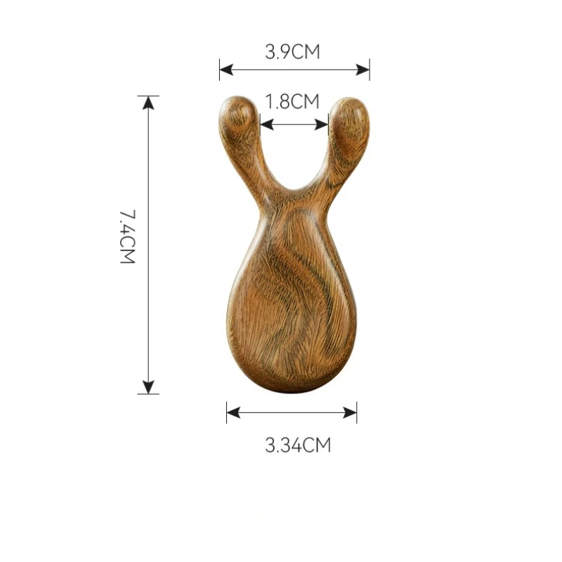 

Natural sandalwood, eye massage acupoints, facial massage stick