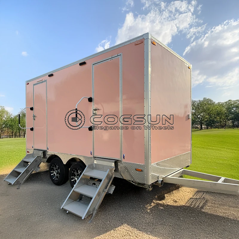 

Передвижной расширяемый туалетный прицеп класса люкс с гибкой планировкой для индивидуальных мероприятий и потребностей