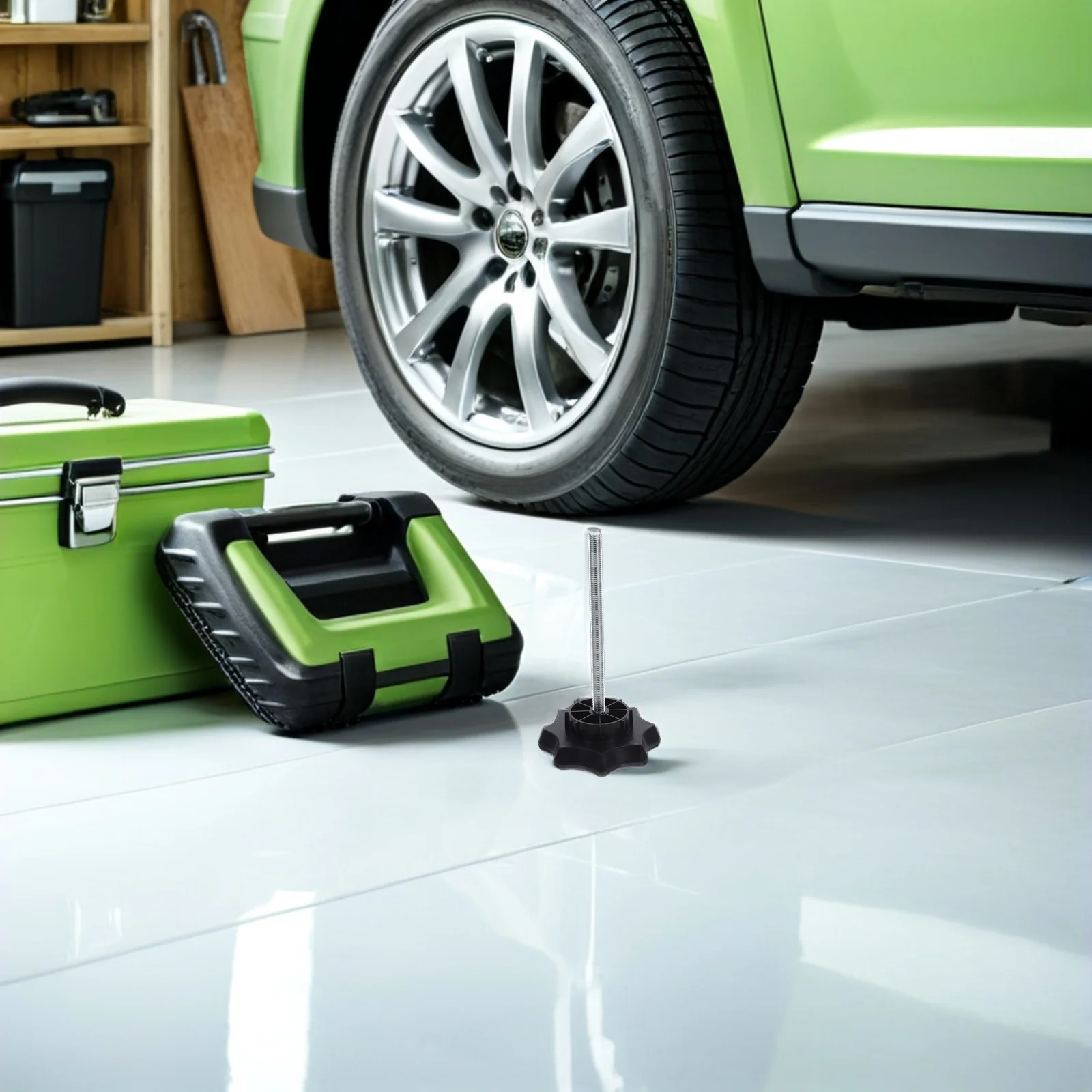 

2Pcs Car Spare Tire Hold-Down Bolts Robust Wheel Carrier Clamp Mounting Hardware Locking Anti-Theft Replacement Universal