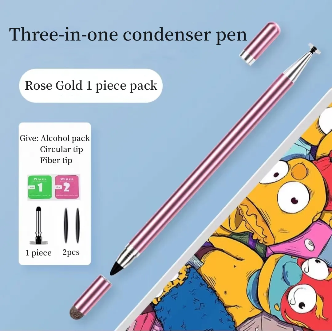 

3 in 1 Universal Stylus Pen For Mobile Tablet For iphone ipad Drawing Tablet Capacitive Touch Screen Pencil For Android Huawei