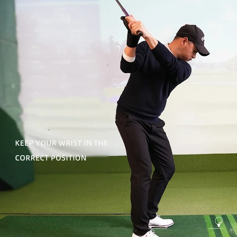 Pelota de entrenamiento de Swing de Golf con tirantes para la muñeca, Corrector de postura de Swing de Golf portátil, bolas de ayuda de