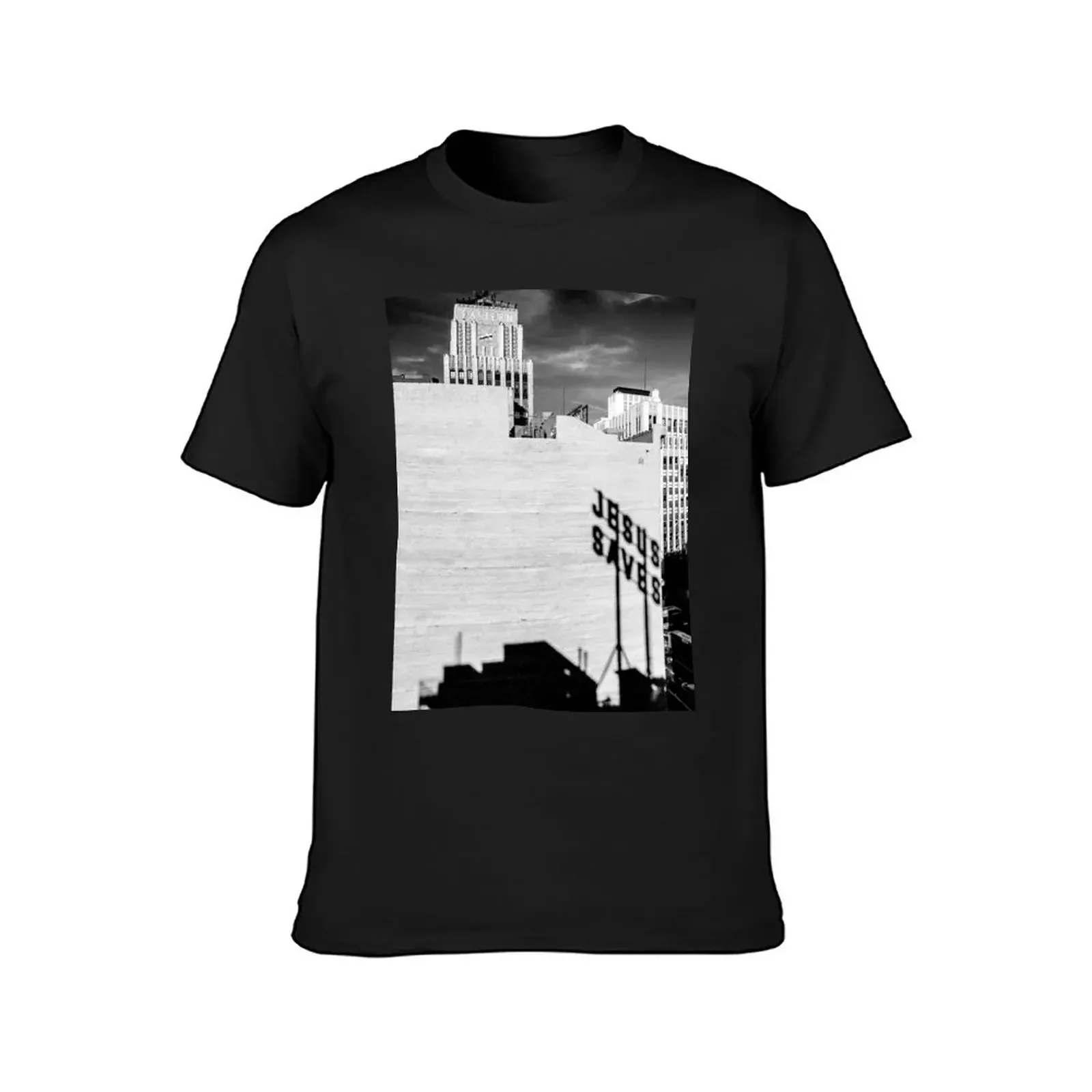 Jesus saves Ace hotel Downtown Los Angeles T-Shirt man clothes tops anime t shirts tees men tshirt