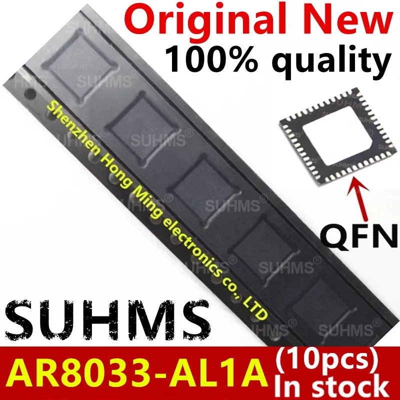 

Набор микросхем AR8033 AL1A 100% (10 шт.) AR8033-AL1A Новый QFN-48