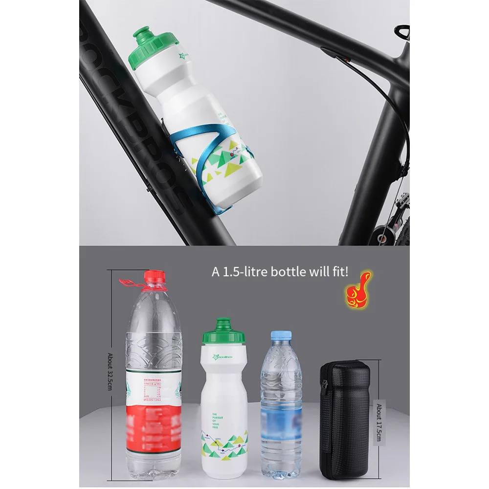 ROCKBROS Bicycle Bottle Holder Bicycle Drum Holder Bottle Rack Cages Mount MTB Mountain Road Bike Cycling Rack