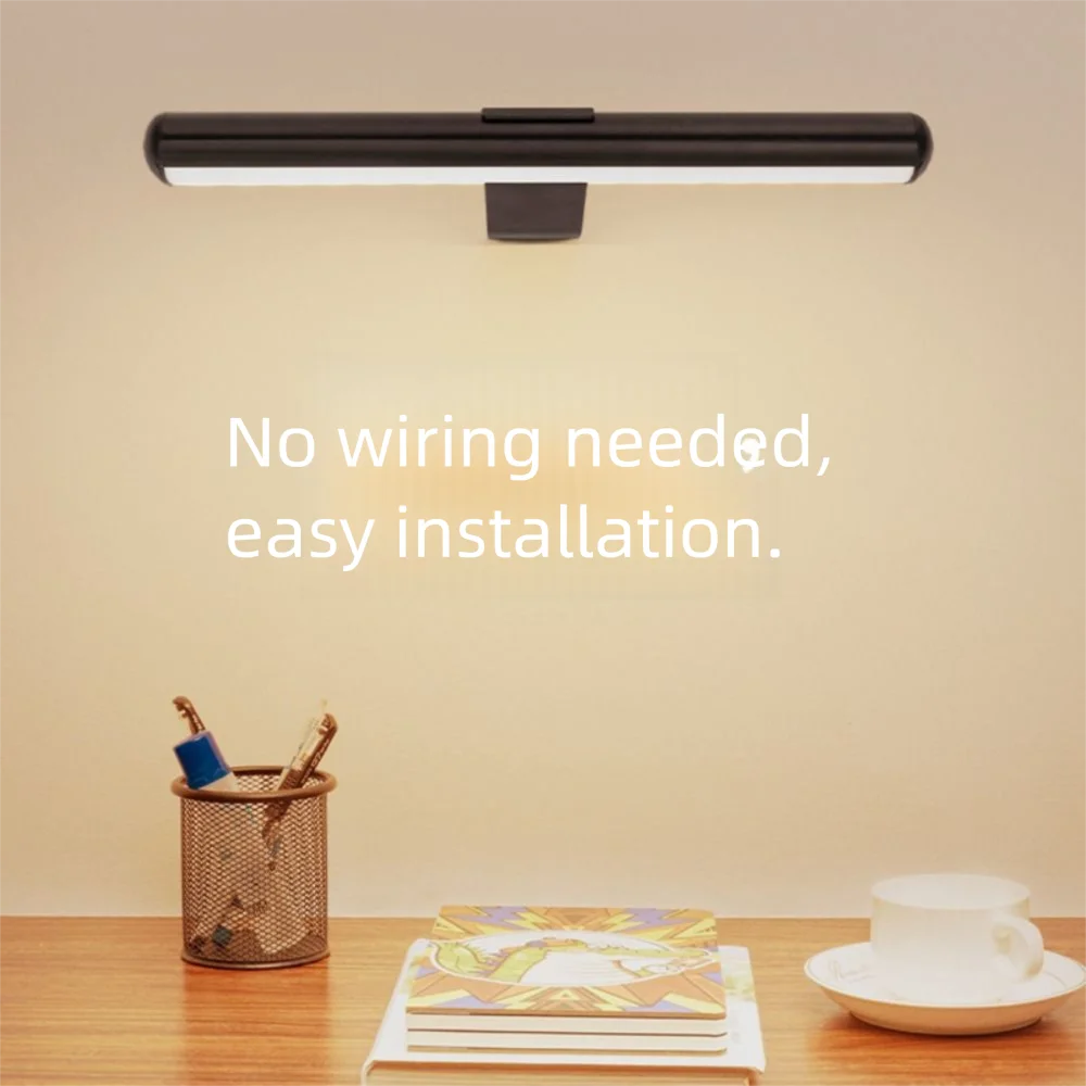 

3 Color Dimming LED Magnetic Wall Lamp Detachable Rechargeable Wireless Picture Light Energy Saving Rotatable Portrait Light