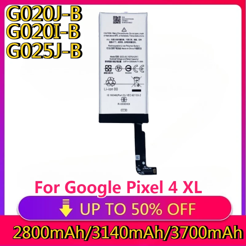

New High Quality Replaceable Battery G020J-B G020I-B G025J-B for Google Pixel 4 XL Pixel4 XL Pixel4 Pixel 4 Pixel 4A Battery