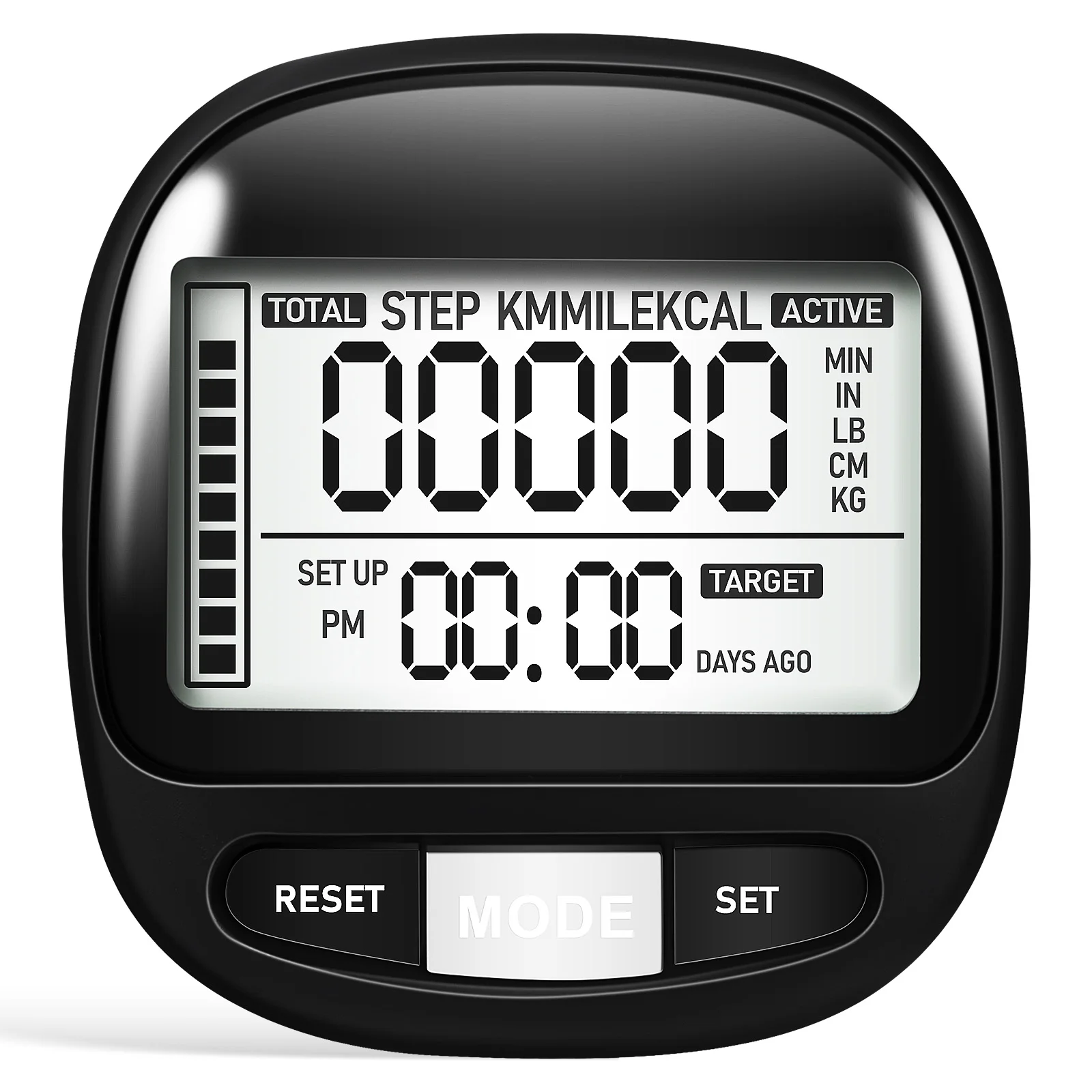 

Pedometer Small Pedometers Portable Step Counter For Outdoor Accurate Seniors Clip On Large Screen