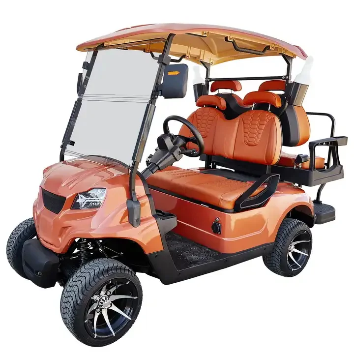 Cool Design Golf Buggy Car Lithium Battery Operated 4 Wheel 2+2 Seater Electric Golf Carts