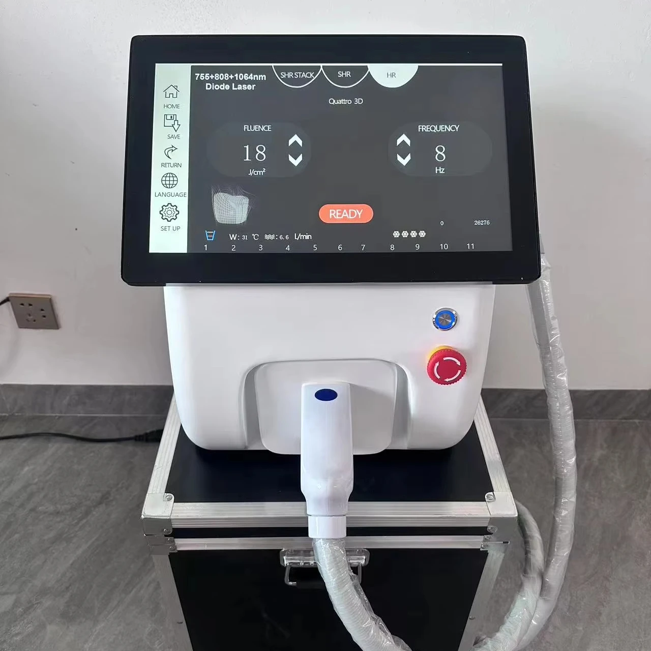 

portable diode laser hair removal good effect permanent painless hair removal 808nm freezing point hair removal device