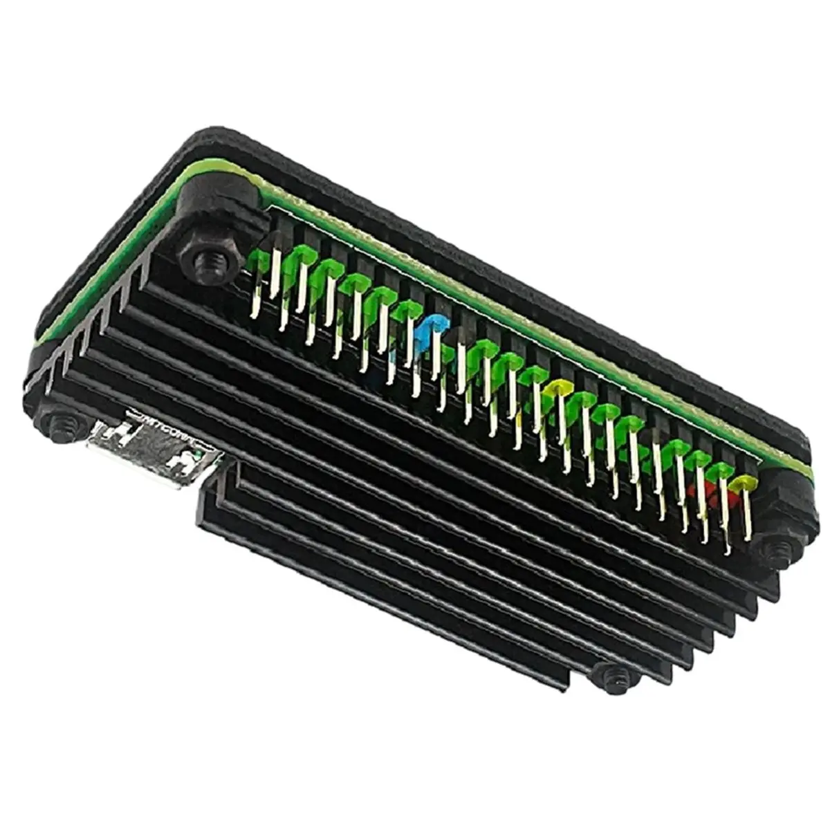 For Zero 2W CNC Metal Shell Passive Cooling Heat Sink GPIO Header