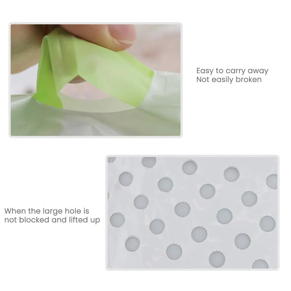Easy Storage Cat Litter Bag 7 Pcs Cat Litter Bags with Drawstring Heavy Duty Tear Resistant Liners Leakproof Sifting for Most