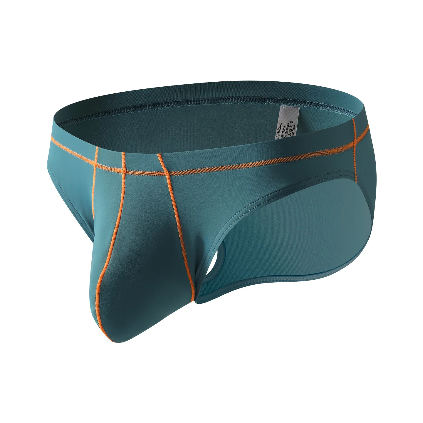 Mens Underwear Briefs SoftNylon Panties For Man Brief Shorts Homme Ropa Patchwork Low Waist Underpants Cueca Plus Size M-XXL 2