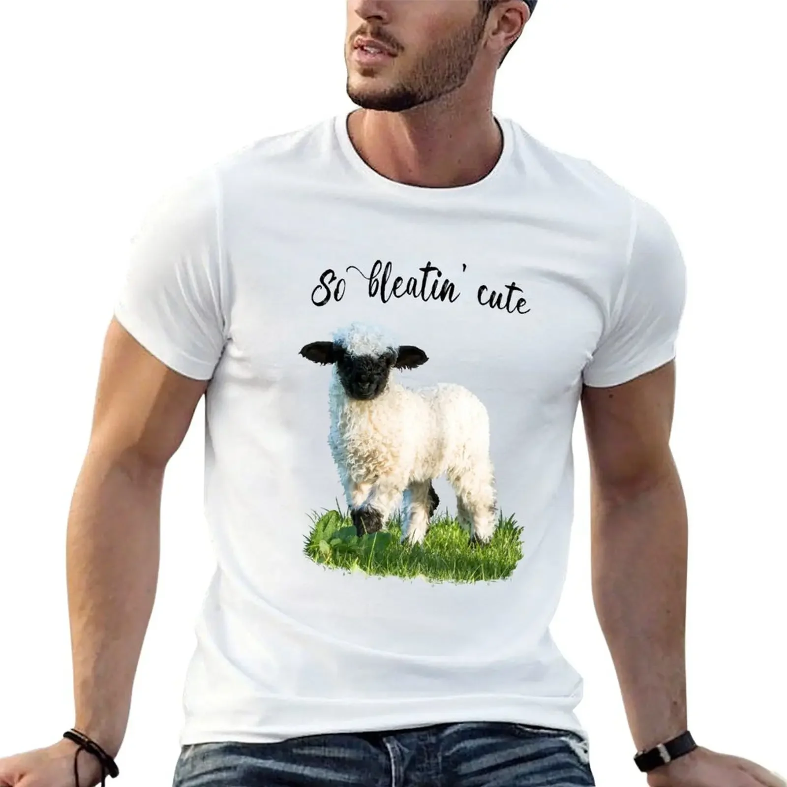 

Valais Blacknose Lamb - So bleatin cute T-Shirt rapper graphic tees sublime oversizeds Short sleeve tee men