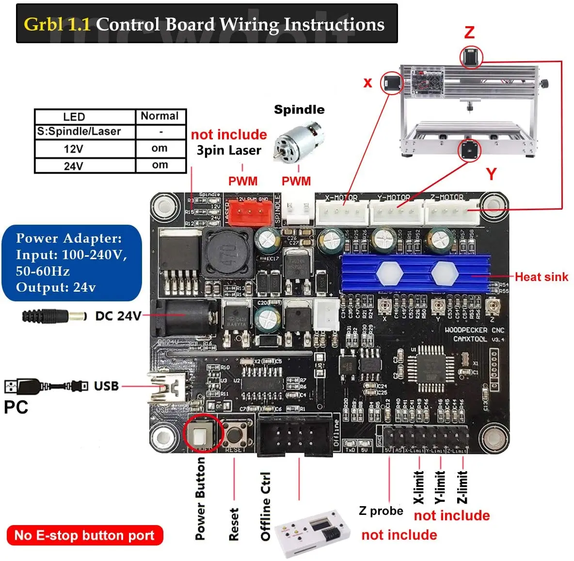 Imagem -05 - Pro Max Cnc Gravador a Laser Grbl Controle com 200w Eixo 3-axis Pcb Fresadora de Metal Máquina de Gravura Roteador de Madeira 3018