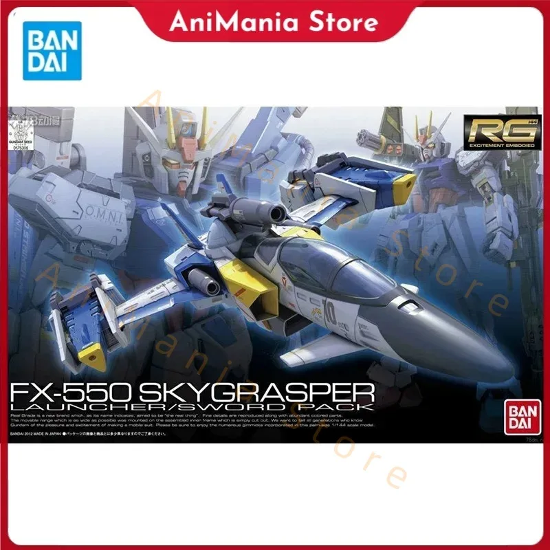 

Bandai RG 1/144 GUNDAM FX-550 SKYGRASPER Модель Комплект Аниме Экшн-истребитель Сборочные модели Коллекция игрушек в подарок для ребенка