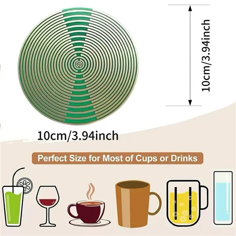 AYHF 2Pcs 10Cm/3.94Inch Polarization Energy Disk MWO Optical Disk Multi-Wave Oscillator Antenna Ornaments
