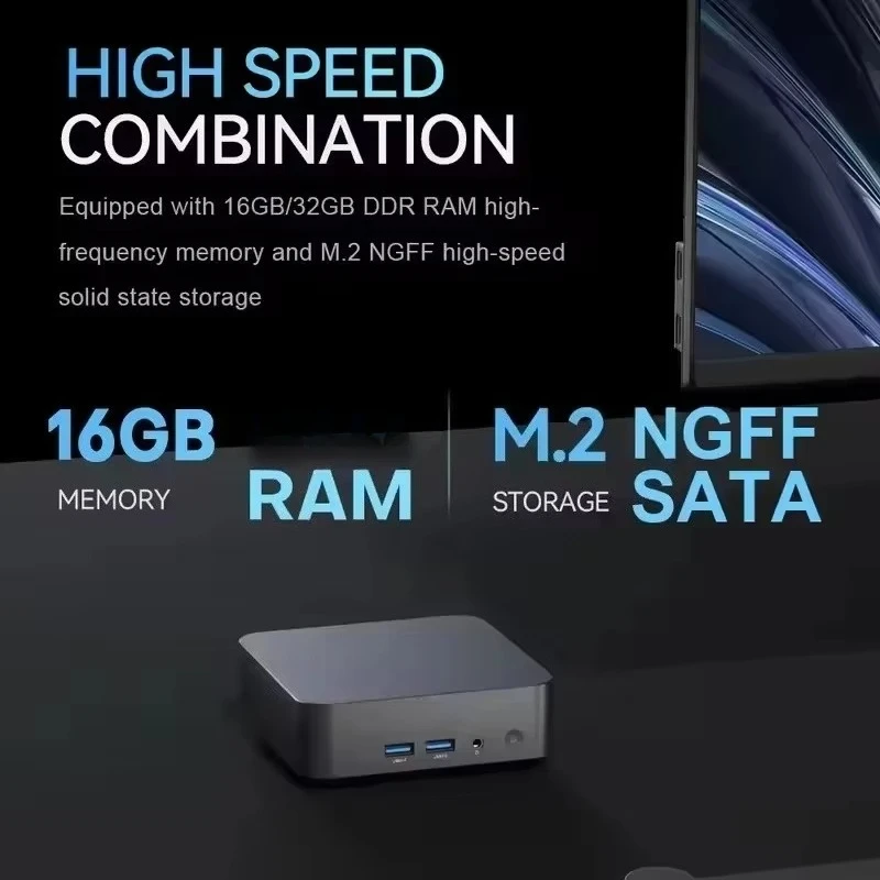 2026 Mini PC Intel Core i9 8950HK 16GB RAM 2TB SSD PC Gamer Computer Dual WIFI  BT5.2 4K HD Mini Gaming Pc Desktop