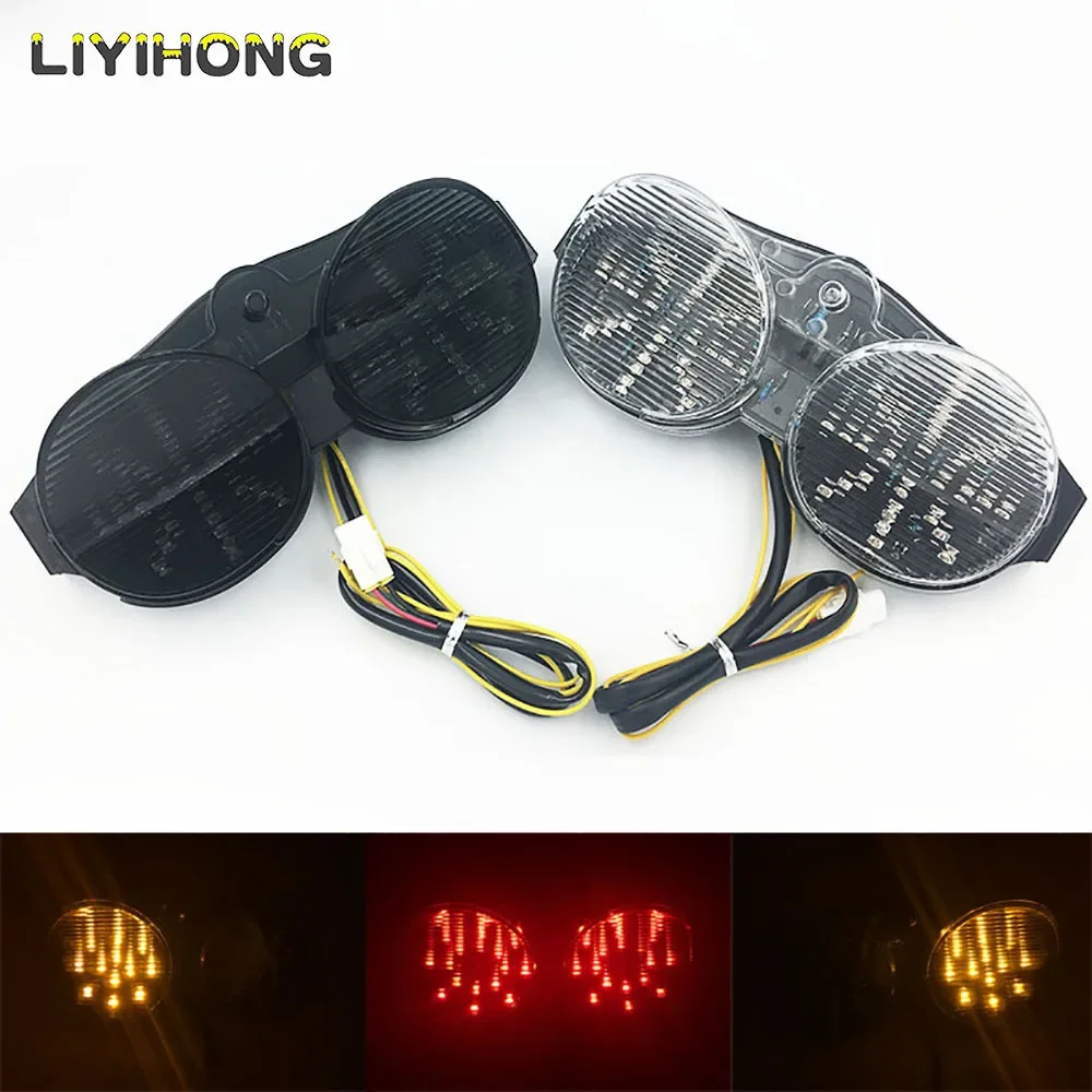 Motorcycle Rear Tail Light Brake Turn Signals Integrated LED Light For Yamaha YZF R6 2001 2002 Yamaha XJR 1300 2005-2014