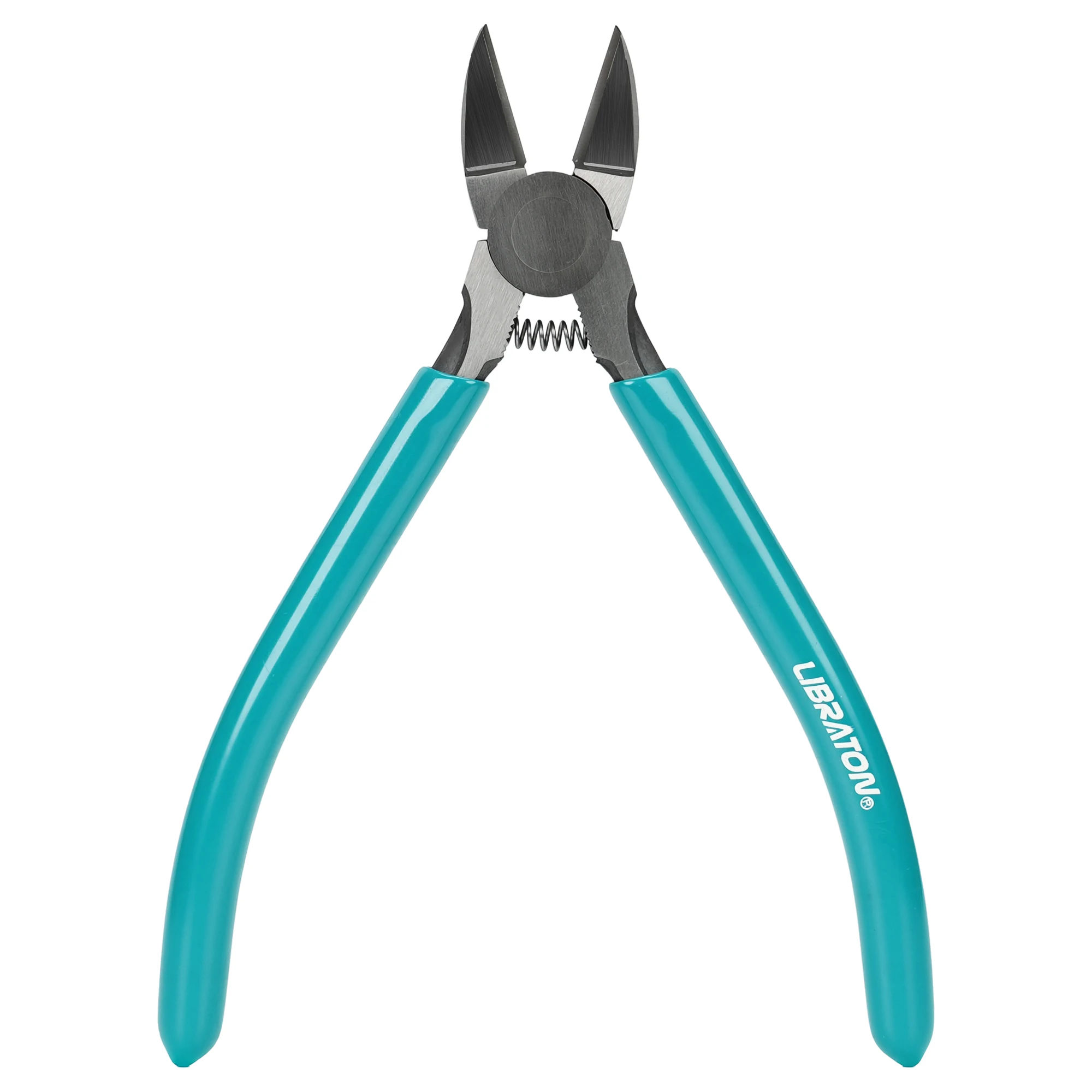 LIBRATON 6 inch Wire Cutters, Ultra Sharp Spring Loaded Side Cutters & Flush Cut Pliers for Electronics, Jewelry, Model Kits