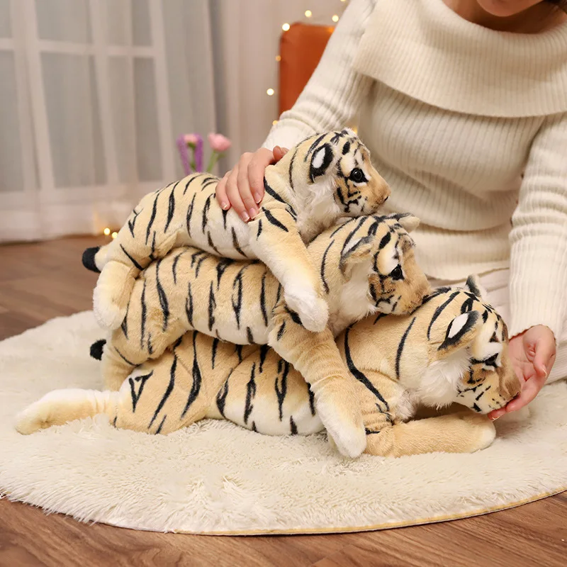 Simulation Lion Stuffed Animals Cartoon Toys Comfort Sofa Home Decor Dolls Baby Toys Pillow Birthday Gift Decor Birthday Gifts