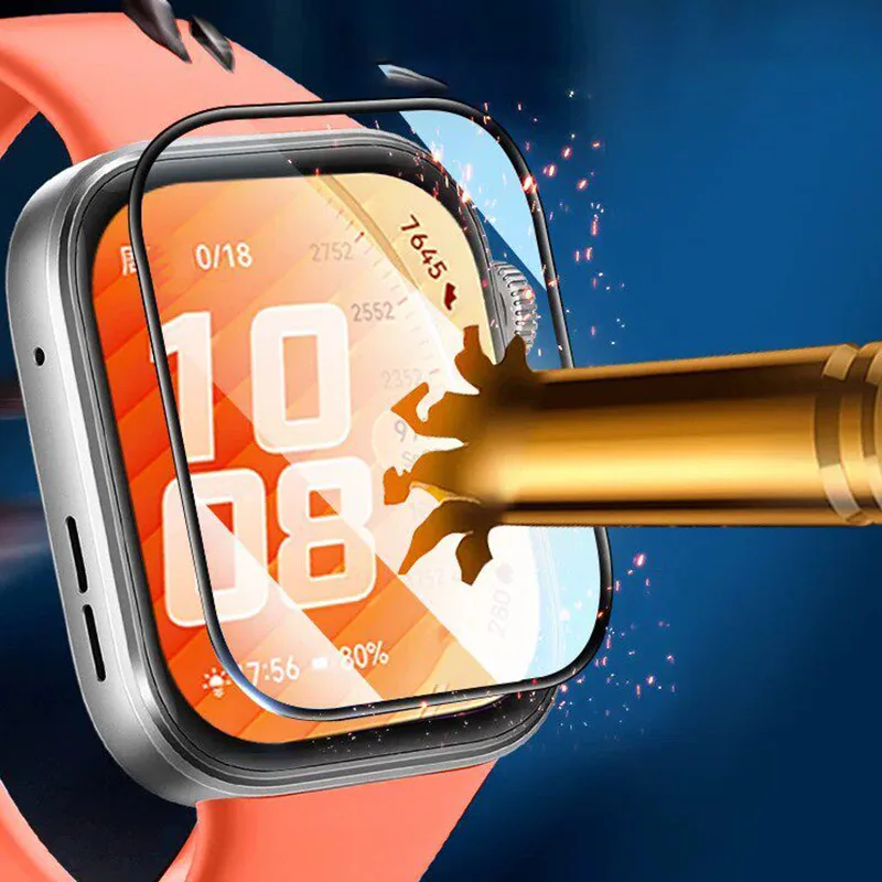 Vollständige Schutzfolie für HUAWEI Watch Fit 5 Fit 5 4 Pro 3 Displayschutzfolie PMMA Weiche, gebogene Kantenschutzfolie Watch Fit 5