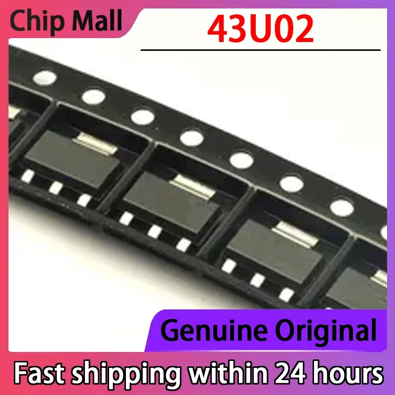

10 шт. новая оригинальная автомобильная компьютерная плата 43U02 SOT-223 патч полевого транзистора