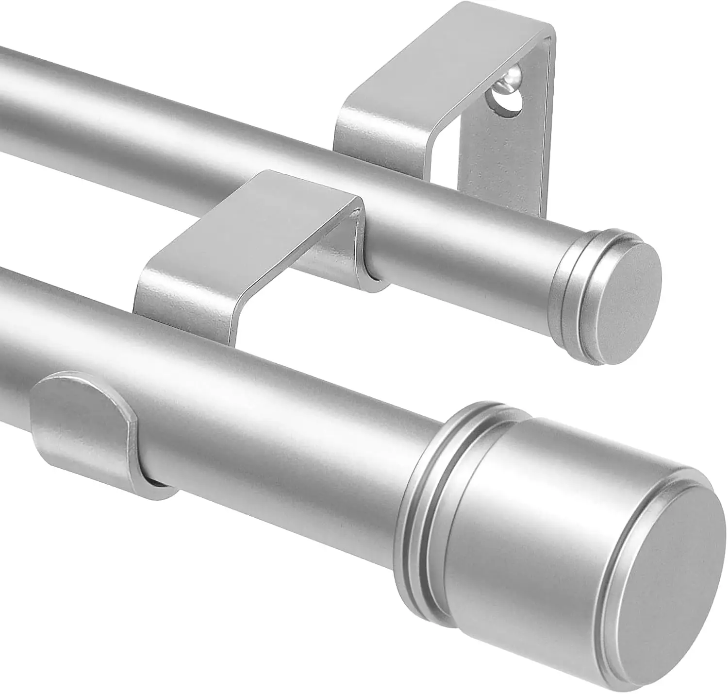 Double Curtain Rod …