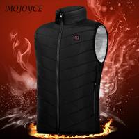 Intelligent Winter Heated Jacket Zipper USB Electric Heating Coat 9 Areas Zone for Outdoor Hunting for Camping for Sports Hiking