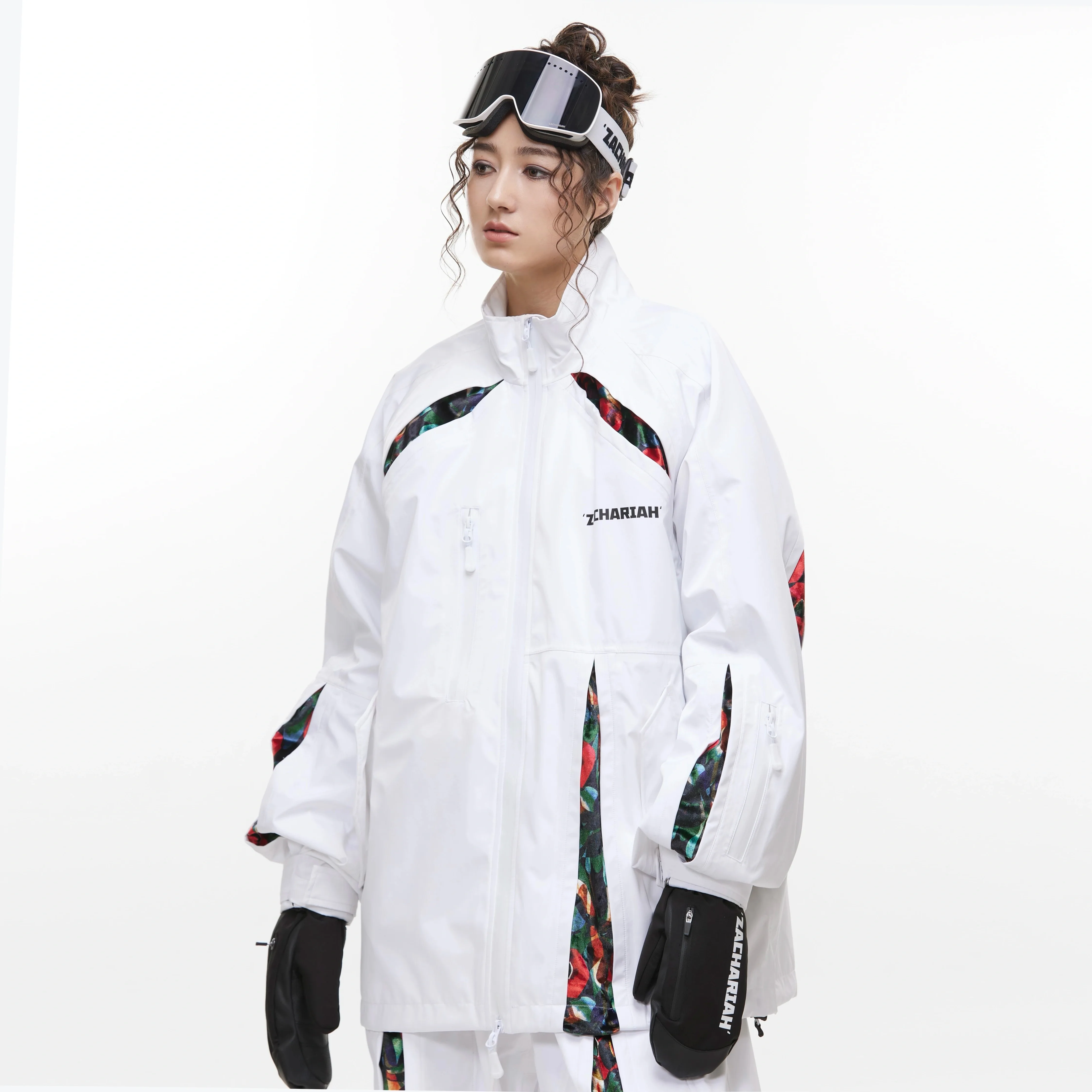 

NuJune X Zachariah Women's Ski Suit Overall Winter Snowsuit Men Waterproof Snowboard wear горнолыжный костюм