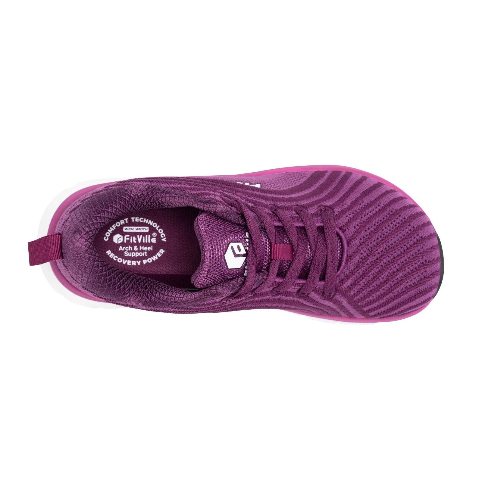 FitVille Schuhe mit breiter Zehenbox für Damen, atmungsaktive, breit geschnittene Laufschuhe, leicht, für geschwollene Füße mit gepolsterter Schmerzlinderung. – Detail 14
