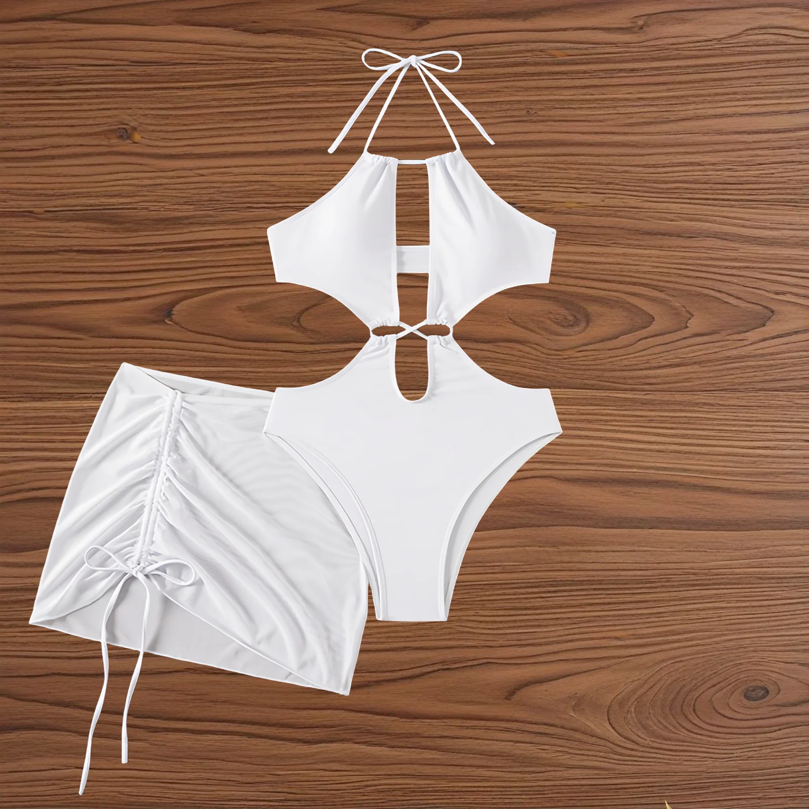 

Women's Sexy Push Up Two Piece Bikini Set Women Swimsuit Lace Up Bikinis Solid Beachwear Woman Bathing Suit Vacation Swimwear