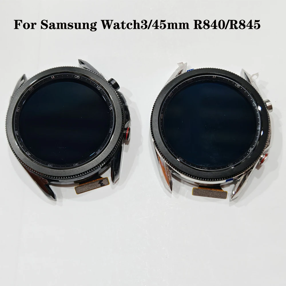 

Smart Watch Screen Replacement Touch Screen with Frame For Samsung Watch 3 45mm R840/R845 Display Repair Parts Accessories