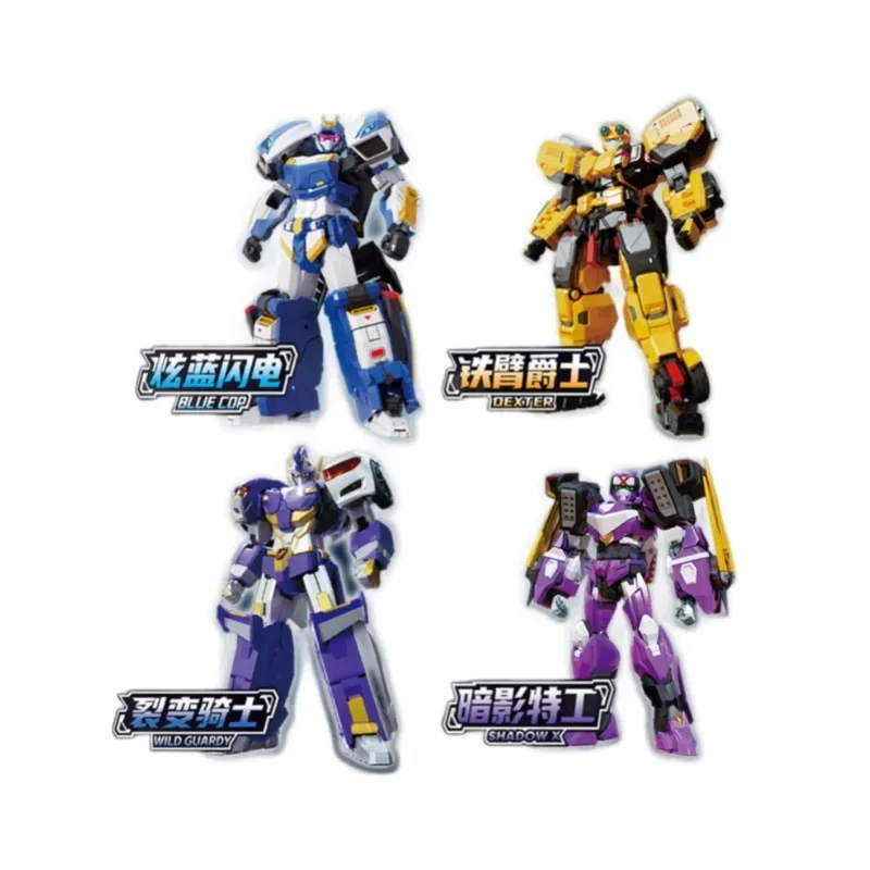 

Игрушка-трансформер Flashcard Fighter Shadow Agent: робот-машина для детей, мультяшный автомобиль-трансформер