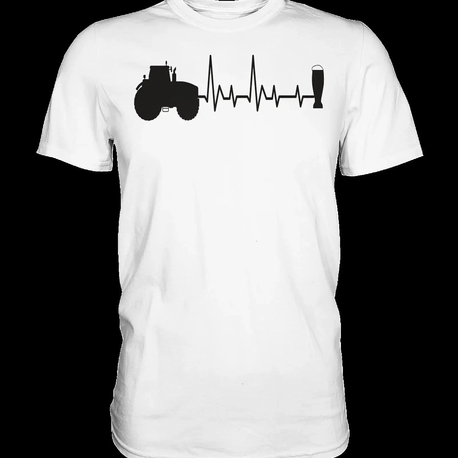 Camiseta Premium Traktor und Bier Trekker Traktoren Landwirtschaft Landwirt, estilo vintage, lavada, elástica, suave y cómoda