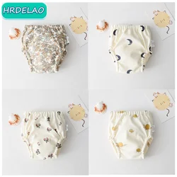 Fraldas De Pano De Fruta Do Bebê, Fraldas impermeáveis, Reuse Baby Gaze Fraldas, Bolsos De Fralda De Algodão, Calça De Estudo Do Bebê, Calça Quente