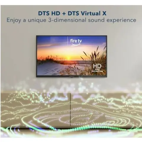 New Arrival HD Smart Fire TV 32 Inch F20 Series LED Television Alexa Voice Remote Free Live TV 6.71"D x 28.31"W x 18.62"H