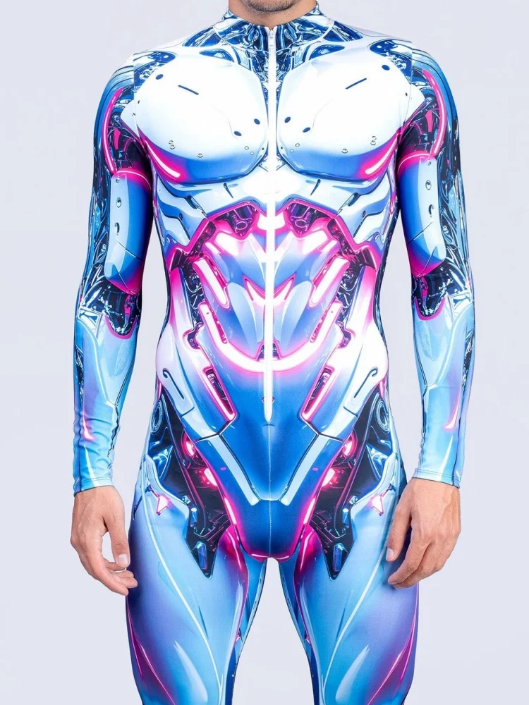 Ghost In The Shell Kostüm Paar Party Team Rollenspiel Karneval Outfit Aufführungen Jumpsuit Cosplay Bühnen-Bodysuit – Detail 8