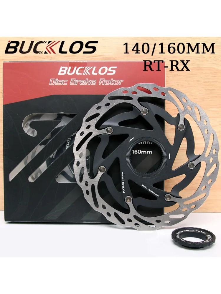 AliExpress UK BUCKLOS RT-RX Disc Brake Rotor 160mm 140mm Road Mountain Bike Centerlock Rotor Bicycle Center Lock