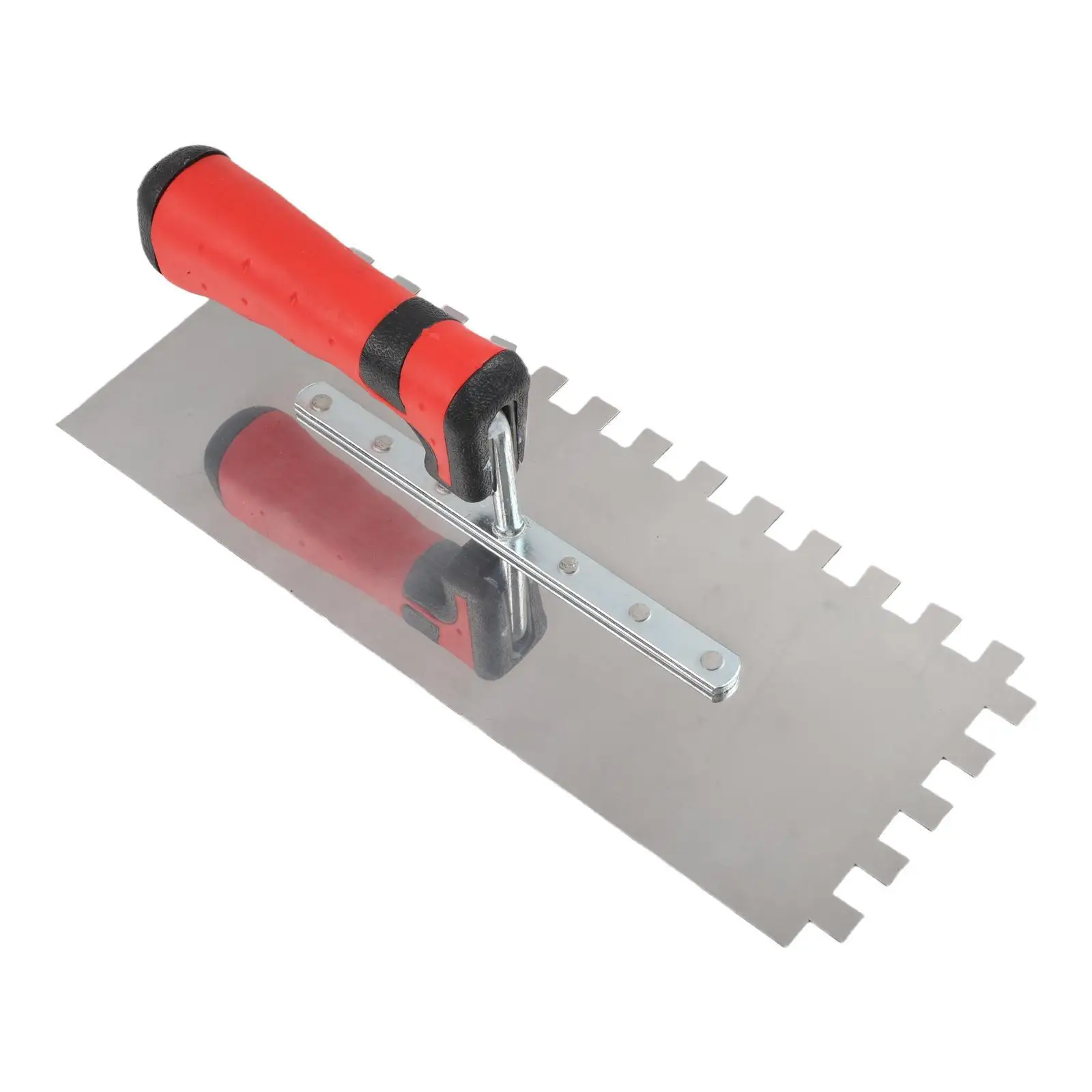3 Piece Stainless Steel Notched Trowel Set with Square Tooth Blades for Efficient Tile and For Masonry Application