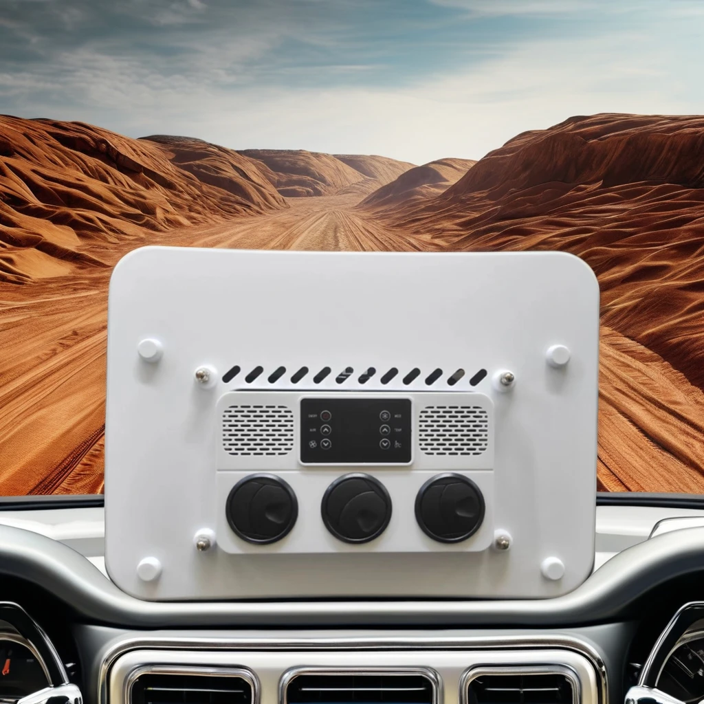 جديد 12 فولت 24 فولت ضاغط التيار المتردد على السطح يعمل بالبطارية لمكيفات الهواء لشاحنة القوافل R134a R410a لقوافل الشاحنات القلابة