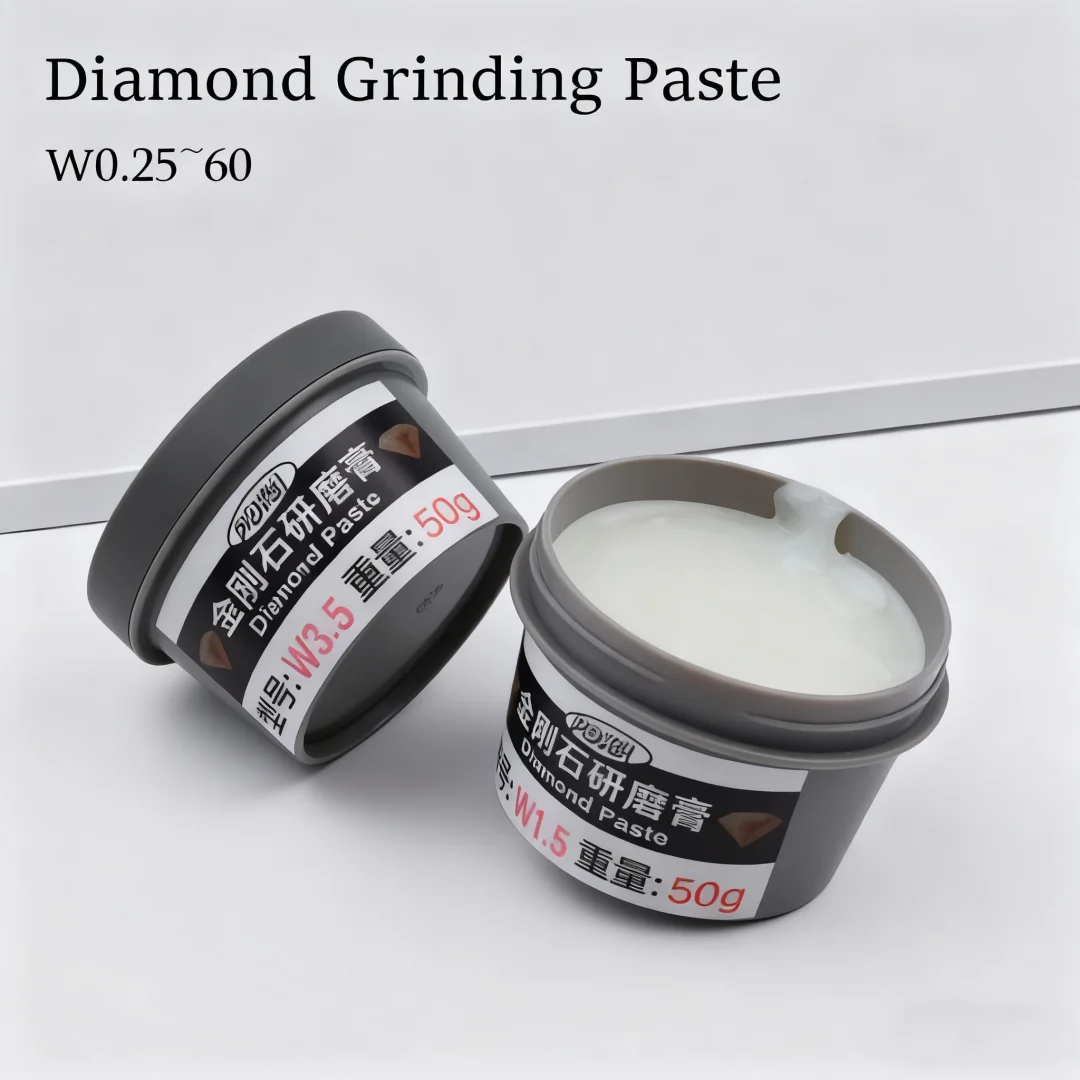 50g Ginding Paste Compound Metal Mirror Polishing Lapping W0.25-60 For Glass Jade Jewelry Watch Surface Scratch Removal