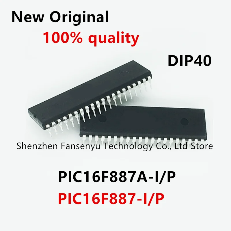 (1piece)100% New PIC16F887-I/P PIC16F877A-I/P PIC16F887 PIC16F877A DIP-40 Chipset