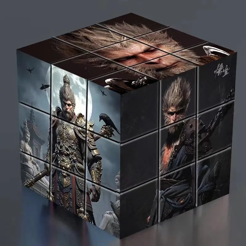 Black Myth Wukong Magic Cubes, Game Commemorative Same Collection Building Blocks Mingle Magnet