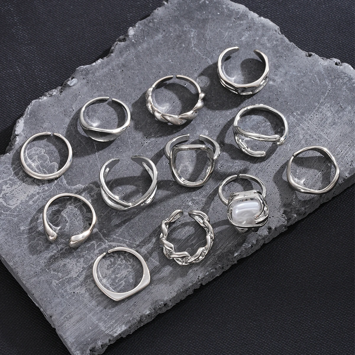 30Pcs Minimalist Stackable Jew - Minimalist Ring Stackable recension och pris