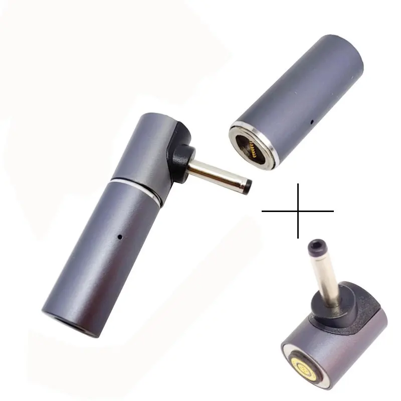 100W DC 5.5*2.1mm to 8Pin Round Connector Magnetic Fast Charging Adapter 5.5*2.1 to DC Plug For Laptop Power Supply Charger
