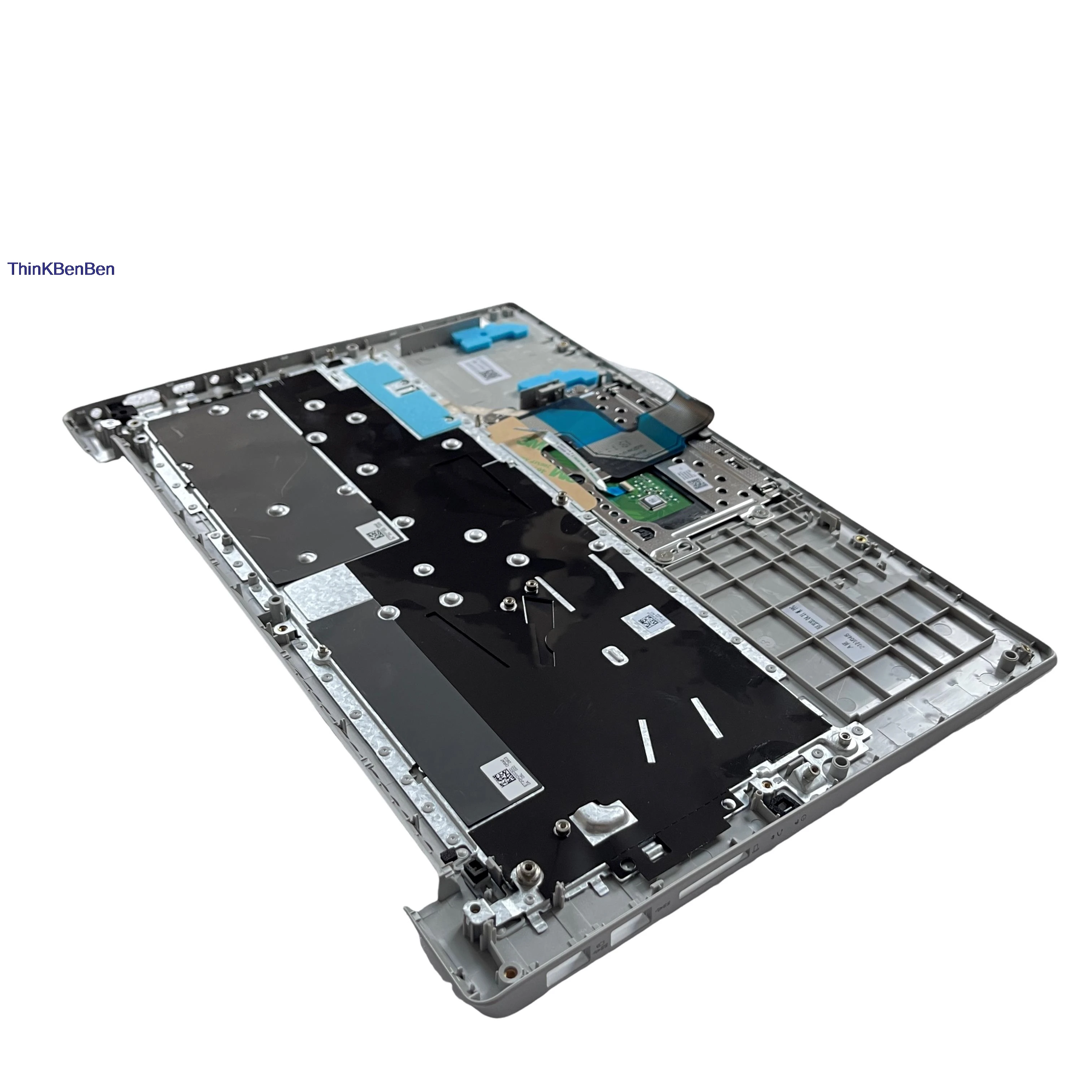 Imagem -02 - Inglês Platinum Cinza Teclado Upper Case Capa Palmrest Shell para Lenovo Ideapad S340 14 14iml 14iwl 14api 14iil 5cb0s18401 us