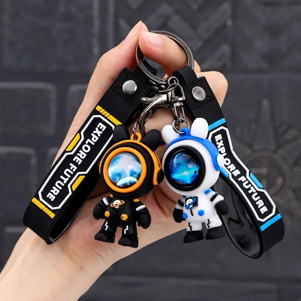 Cute Astronaut Bear Doll Keyring