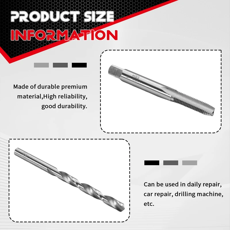 AD23-30PCS ชุดซ่อม M6x1 สําหรับคืนเสีย Spanner ประแจ Twist เจาะเครื่องมือซ่อมเครื่องมือ