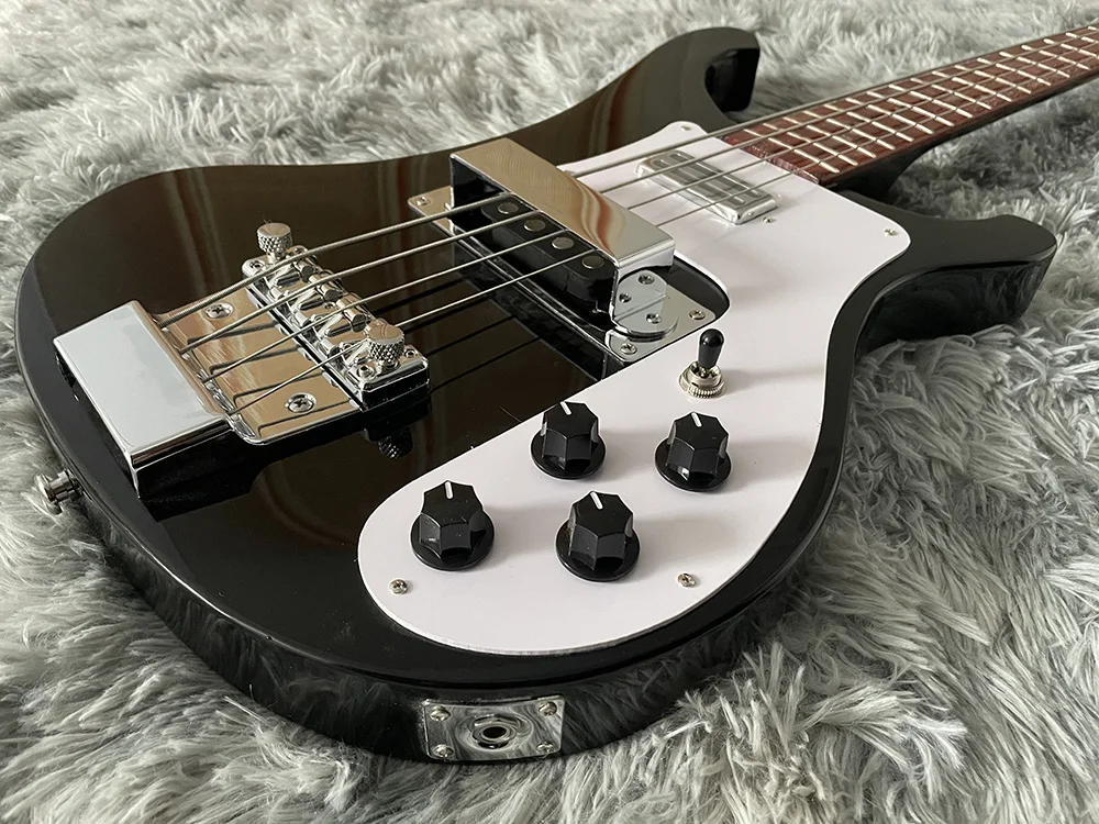 

Electric Bass Guitar,neck through body,4003 4 Strings, black Color, Rosewood Fingerboard, free shipping
